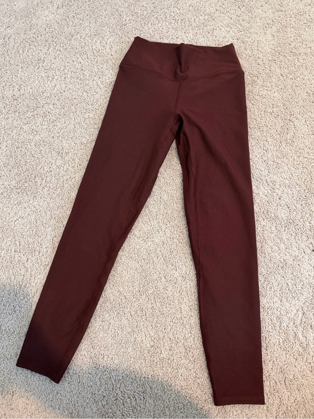 Abercrombie & Fitch Women's Rust Brown Henley Crop Tank & Leggings & Shorts Set - Picture 6 of 10